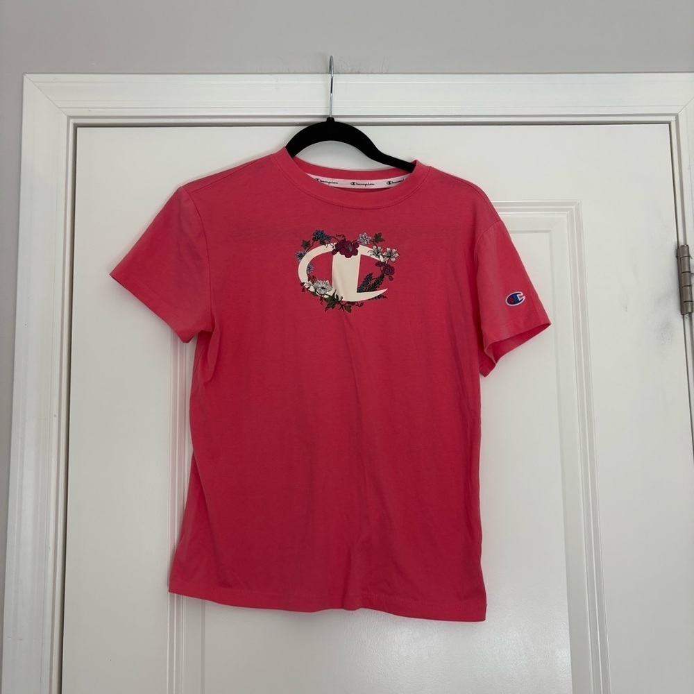 Champion Women’s Pink Graphic T-Shirt - Picture 2 of 8